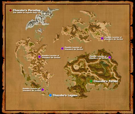 chocobo forest locations ff9.